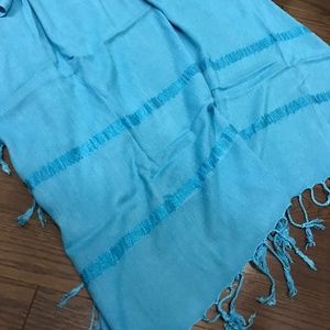 Turquoise blue wrap